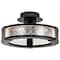 Nuvo Darrow, 13 Inch LED Semi Flush, Matte Black, Acrylic Panels 62/2001 - alternate 2